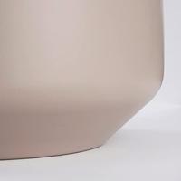 Pot amber d23.5h21cm taupe mat - thumbnail