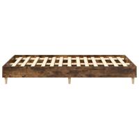 Bedframe zonder matras 140x190 cm spaanplaat gerookt eiken - thumbnail