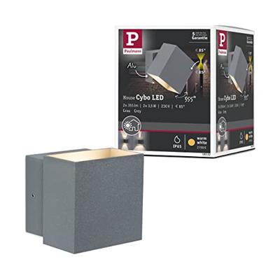 Paulmann Cybo 18002 LED-buitenlamp (wand) LED 6 W Grijs