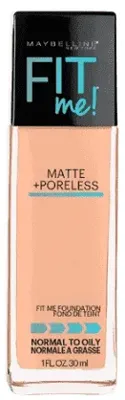Maybelline Fit Me Matte + Poreless Foundation - 130 Buff Beige - Medium Dekkende Foundation met Matte Finish voor de Normale tot Vette Huid - 30 ml