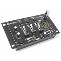 Skytec STM-3020B 6-kanaals mengpaneel met USB/MP3-speler budget - thumbnail