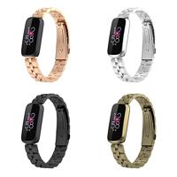 Fitbit Luxe - Stalen schakelband - Zwart - thumbnail