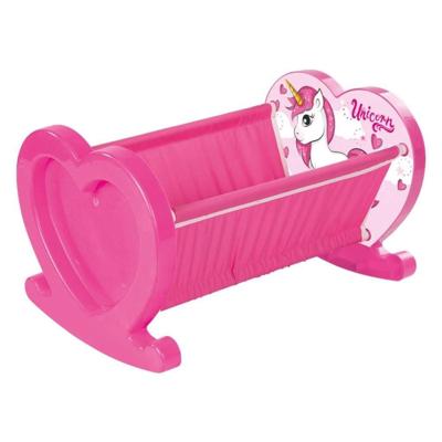 Dolu eenhoorn poppenwiegje roze