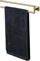 Ben Mykanto handdoekhouder gebortseld messing - thumbnail