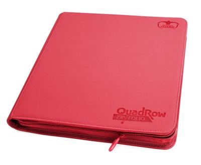 Ultimate Guard Zipfolio 480 24-Pocket Xenoskin - Red