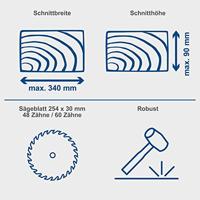 Scheppach HM254SPX Kap- en Trekzaag - 5901222901 - thumbnail