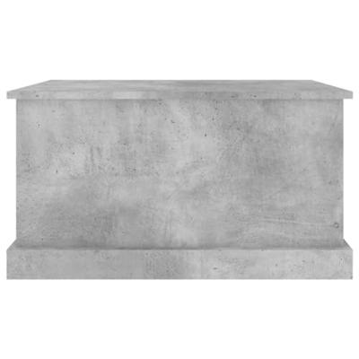 Opbergbox 70x40x38 cm bewerkt hout betongrijs Opbergbox 70x40x38 cm bewerkt hout betongrijs