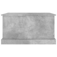 Opbergbox 70x40x38 cm bewerkt hout betongrijs - thumbnail