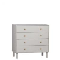 WOOOD Ladekast/Commode 'Madu' 91 x 94cm, kleur Wolkengrijs - thumbnail