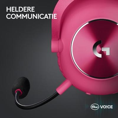 Logitech G Pro X 2 Lightspeed Draadloos Roze