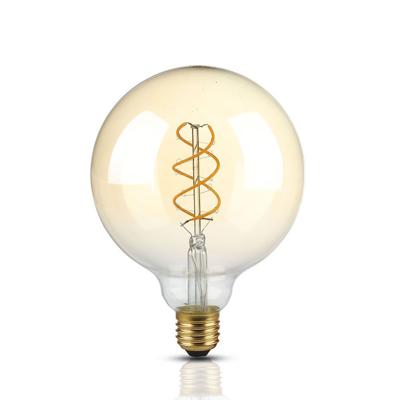 E27 LED Filament Lamp XXL Cayo - 4,8W 250lm - 1800K Extra warm wit - Amberkleurig - E27 fitting - G125 lamp - Edison lamp - Grote fitting