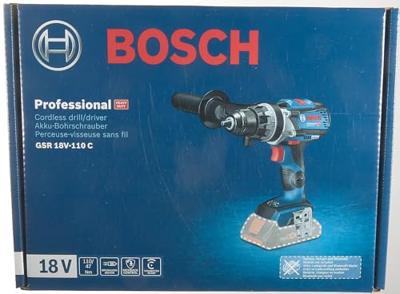 Bosch Professional GSR 18V-110 C Accu Schroefboormachine 18V Basic Body - 06019G0108 - thumbnail