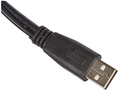 Delock USB-kabel USB 2.0 USB-A stekker, USB-A stekker, USB-A bus 0.20 m Zwart 65306