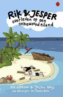 Rik en Jesper overleven op een onbewoond eiland (Hardback)