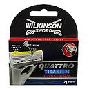 Wilkinson Wilkinson Quattro Titanium Precision Scheermesjes (4st.) - thumbnail