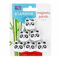 Magneten Panda, 6st. - thumbnail