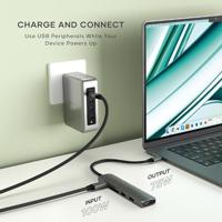 Satechi USB-C 6-in-1 Slim multiport adapter (4K) - Space Grey - thumbnail