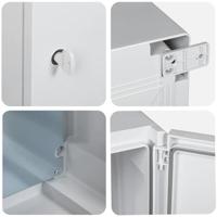 VidaXL Bedieningskast grijs 47 x 20 x 60 cm abs kunststof - thumbnail