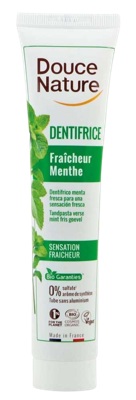 Douce Nature Tandpasta fris gevoel met verse munt bio 75 Milliliter