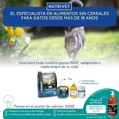 Nutrivet Inne Cat Adult vis kattenvoer 6 kg - thumbnail