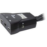 Inter-Tech 88887340 KVM-switch Zwart - thumbnail