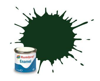 Humbrol Enamel NR.195 Dark Green Satin - 14ml