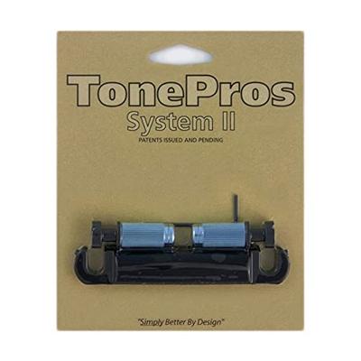 TonePros T1ZS Black USA Locking Stop Tailpiece TonePros T1ZS Black USA Locking Stop Tailpiece