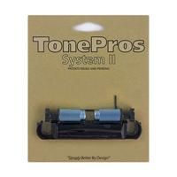 TonePros T1ZS Black USA Locking Stop Tailpiece - thumbnail
