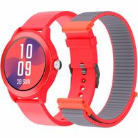 SPC Smartee Duo Vivo Smartwatch in de kleur rood met verwisselbare armband, ronde wijzerplaat High Definition 1,27 inch, bluetooth-oproepen, 8 dagen batterijduur, 100 sporten, IP68 - thumbnail