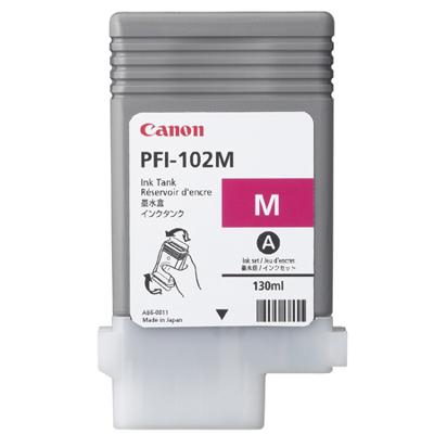 Canon Inktcartridge PFI-102M Origineel Magenta 0897B001 Canon Inktcartridge PFI-102M Origineel Magenta 0897B001