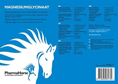 Magnesiumglycinaat paard 3000 gram