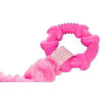 Trixie bungee tugger met ring assorti - thumbnail