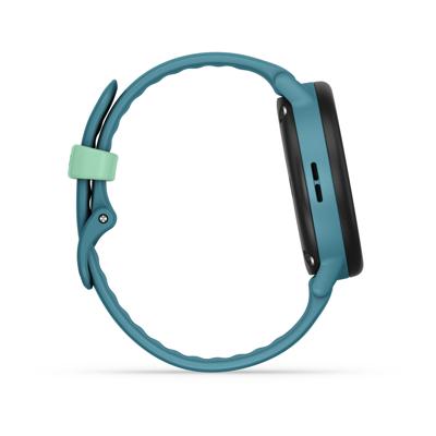 Garmin Bounce 2, Smartwatch voor kinderen, Bellen, berichten uitwisselen en live locatie-tracking via LTE, Geschikt voor zwemmen, Tot 2 dagen batterijduur, Aqua
