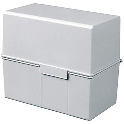 HAN 978-11 978-11 Kaartenbox Lichtgrijs DIN A8 liggend Staalscharnier, Deksel als extra bak te gebruiken