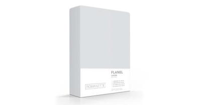 Romanette Romanette flanel laken zilver 240x260