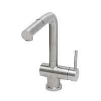 BWS Keukenkraan Reno met Uittrekbare Handdouche RVS - thumbnail