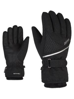 Ziener Kiana Gtx Gore Plus Warm Dames Handschoen Black Ink Spark 6
