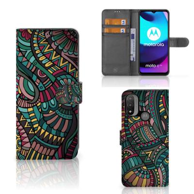 Motorola Moto E20 | E30 | E40 | Telefoon Hoesje | Aztec