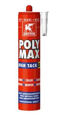 Griffon Poly Max High Tack Wit 435g Griffon Poly Max High Tack Wit 435g