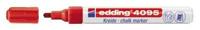 Krijtstift edding 4095 rond 2-3mm rood | 10 stuks - thumbnail