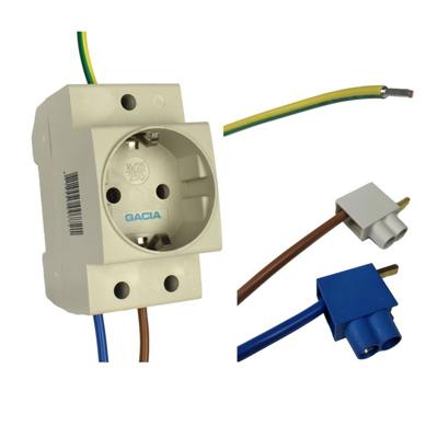 SEP wandcontactdoos uitbreidingset met verbinbdingsblokjes