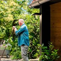 Philips WandlampAlpenglow 20cm zwart - 1649530PN - thumbnail