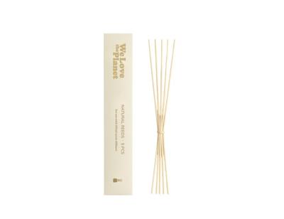 We Love The Planet Natural reeds geurstokjes voor 100ml diffuser 5 Stuks