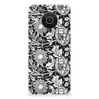 Nokia X10 | X20 | TPU Case | Black Flowers - thumbnail