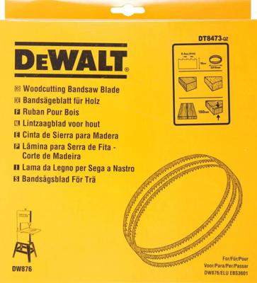 DeWalt Accessoires Lintzaagblad, 2215x16x0,6mm, 4TPI, langszagen van hout en kunststof (t.b.v. DW876) - DT8473-QZ - DT8473-QZ DeWalt Accessoires Lintzaagblad, 2215x16x0,6mm, 4TPI, langszagen van hout en kunststof (t.b.v. DW876) - DT8473-QZ - DT8473-QZ