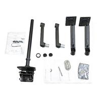 Ergotron LX Dual Arm Stacking Tall Desk Mount Tafelbeugel voor monitor Aantal monteerbare displays: 2 Display(s) 38,1 cm (15) - 101,6 cm (40) Zwart In hoogte - thumbnail