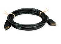 ROLINE RM HDMI High Speed kabel met Ethernet, zwart, 3 m - thumbnail
