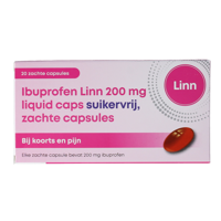 Ibuprofen liquid 200mg suikervrij 20 Capsules - thumbnail