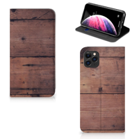 Apple iPhone 11 Pro Max Book | Wallet Case | Old Wood - thumbnail
