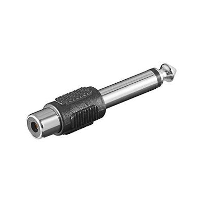 Audio-adapter cinch-koppeling - klinkstekker mono 6,35 mm
